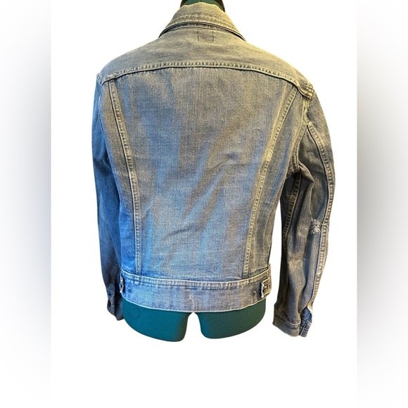 VTG 70s Lee Riders Denim Jean Trucker Jacket PATD 153438 Union Made in USA 36R - Picture 3 of 11